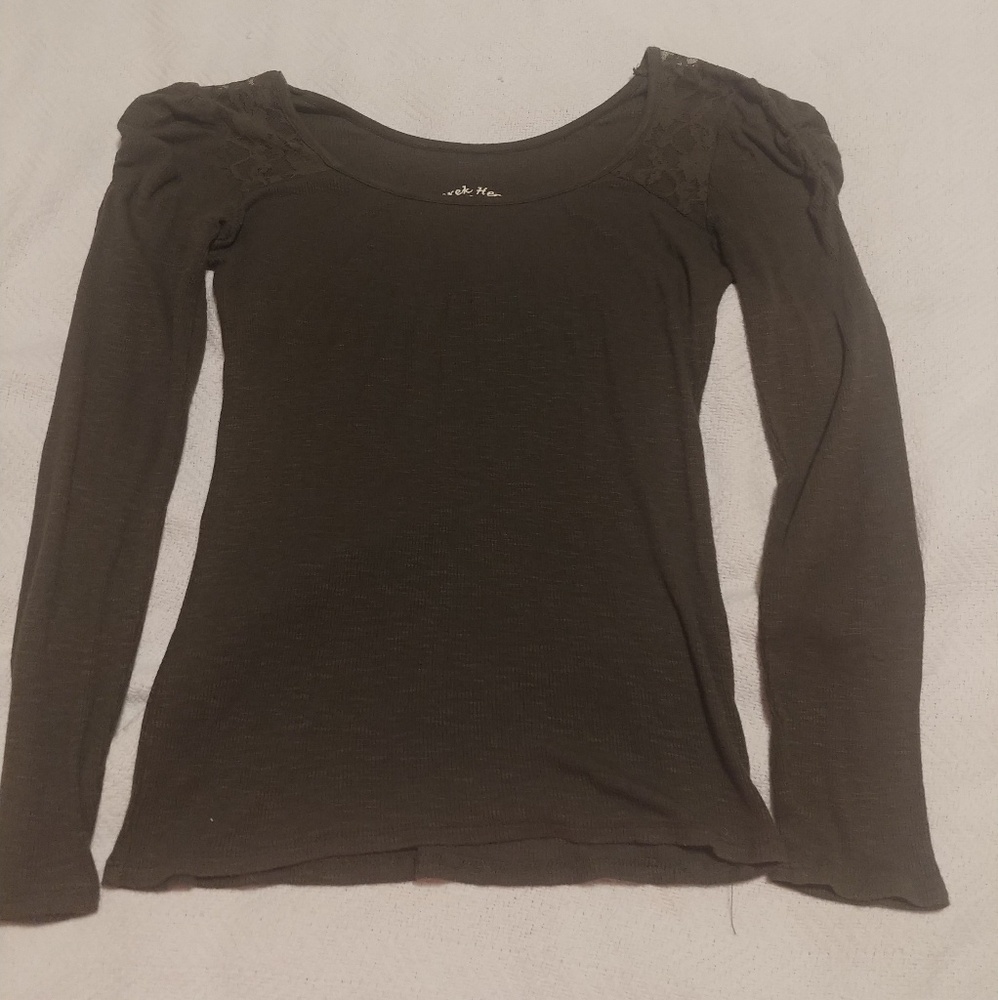 Dark green top